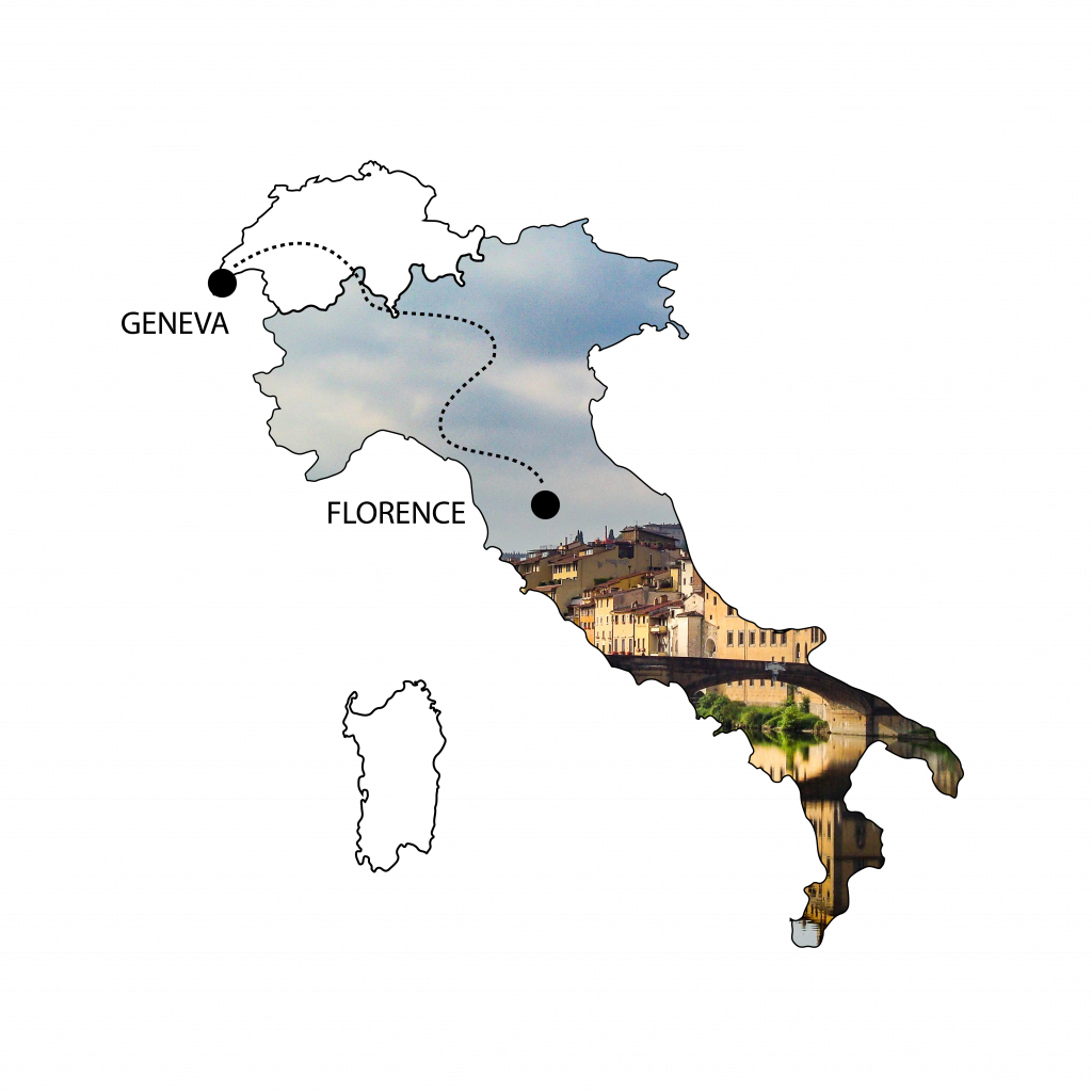 Map Geneva Florence